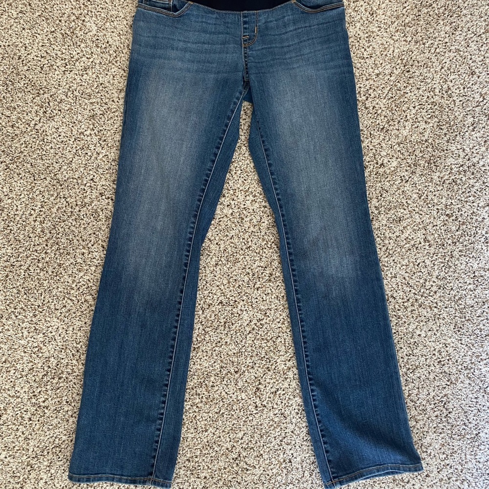 Maternity Jeans - Size 4 - Bootcut/Elastic Waist
